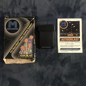 Atari 2600 M Network Astroblast Video Game COMPLETE Cartridge Box & Manual - Picture 1 of 8