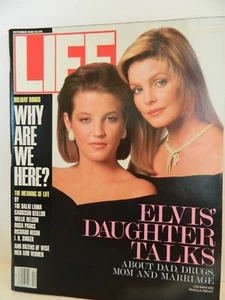 LIFE MAGAZINE'S ELVIS' DAUGHTER TALKS ABOUT DAD, DRUGS, MOM & MARRIAGE,12/1988 - Picture 1 of 8