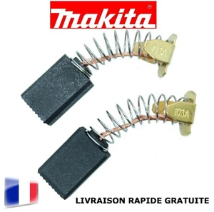 2 x Charbons Balais Brosses 6x10x15mm Générique MAKITA CB103 A Moteur Electrique - Picture 1 of 10
