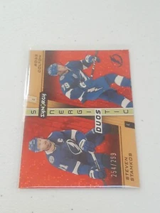 2021-22 Upper Deck Synergy Red 254/299 Steven Stamkos Ross Colton #SD-4 Rookie - Picture 1 of 2