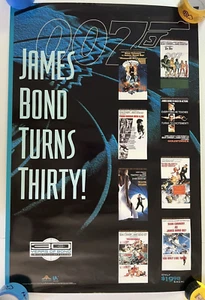 James Bond 007 Turns 30 Original video release poster 24 X 36 Rolled - Picture 1 of 1