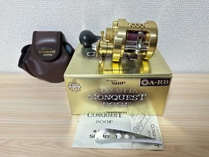 Shimano Baitcasting Reel 04 CALCUTTA CONQUEST 800F Right 5.0:1 Fishing IN BOX - Picture 1 of 18