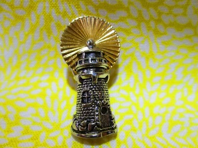 Prendedor Tac Solapa Náutica Faro Avon De Colección - 2 Tonos Tono Plata y Dorado / P Foto 1 de 4
