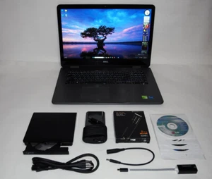 DELL INSPIRON 17 7773 2in1 i7 4GHz~32GB RAM~4TB SSD+HDD~NVIDIA~TOUCH~W11P~OFFICE - Picture 1 of 24