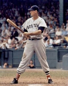  HALL OF FAME LEGEND TED WILLIAMS 8x10 COLOR CLASSIC RED SOX 2