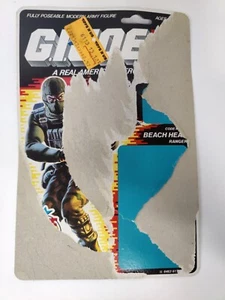 Vintage GI Joe Full Uncut Original File Card Back 1986 Beach Head Hasbro - Bild 1 von 3