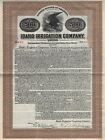 Idaho Irrigation Company Bond Certificate 1913, Stocks, Bonds, Scripophily