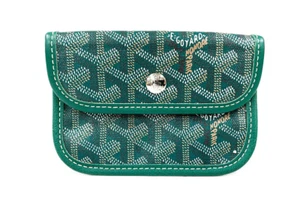 Auténtico bolso Goyard ANJOU unido a ANJOU verde patrón espiga Japón - Imagen 1 de 6