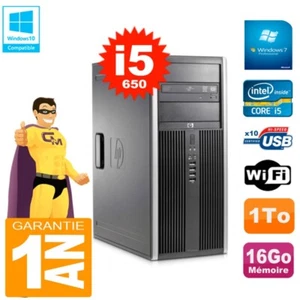 PC HP 8100 Tour Core i5-650 RAM 16Go Disque 1To Graveur DVD Wifi W7 - Photo 1/1