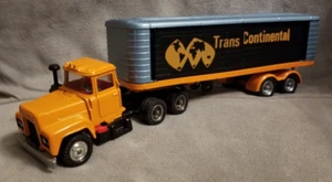 Vintage Corgi Major 1100 MACK TRUCK w/ TRANS-CONTINENTAL TRAILER, Britain - Picture 1 of 8