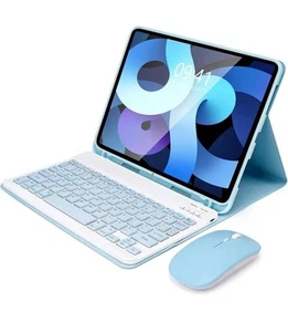 Detachable Keyboard Mouse Case For iPad Air 6th (M2)11" 2024 5/4th Gen 10.9 In - Afbeelding 1 van 24