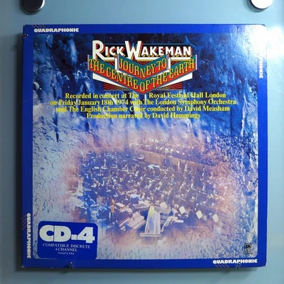 RICK WAKEMAN/YES~JOURNEY~RARE ORIG '74 QUADRAPHONIC AUDIOPHILE LP w/BOOK+STICKER - Image 1 of 4