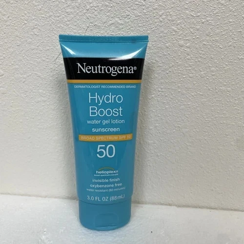 Neutrogena Moisturizing Gel Sunscreen Lotion for Face/Body SPF 50 3 oz Exp 02/26 - image 1 of 1