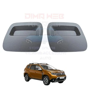 KIT COPRIGANCIO TAPPI PARAURTI  ANTERIORE GRIGIO DX + SX DACIA DUSTER DAL 2018 - Foto 1 di 2