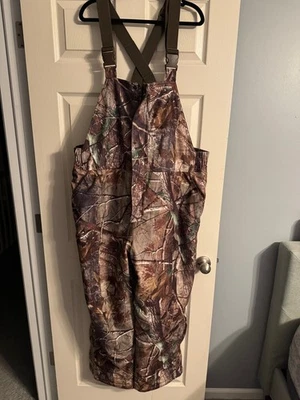 Field & Stream Bib Overalls Men XXL Realtree Camo HydroProof Ultra Waterproof - Image 1 of 4