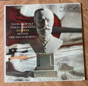 Tschaikowsky Violin Concerto Heifetz Reiner LP RCA LM-2129  EX/VG+ - Picture 1 of 5