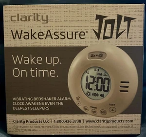 Clarity Wake Assure JOLT Vibrating Travel Alarm Clock new - Picture 1 of 5