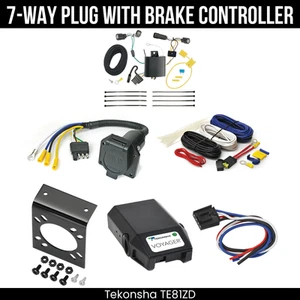 Tekonsha 7-Way Trailer Wiring Harness + Brake Control For 15-18 Ford Edge SE SEL - Picture 1 of 16