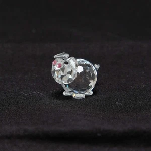 Vintage Swarovski Kristall Mini Schwein Figur Skulptur, Kristallfigur Retired - Bild 1 von 6