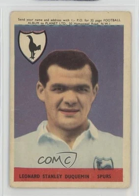 1958-59 A&BC Futbolistas Len Duquemin Leonard Stanley #34 novato RC 0cp0 Foto 1 de 3