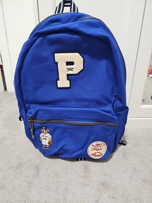 Polo Ralph Lauren Varsity Bear Backpack, Collegiate Blue - NWT  - Image 1 of 4