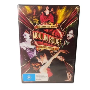 Moulin Rouge DVD Drama Musical Music Romance Bohemian Region 4 Brand New - Picture 1 of 12