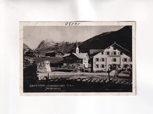 F5657) Ansichtskarte, WARTH in Vorarlberg - Hotel TIROLERHOF u. KIRCHE - Picture 1 of 2