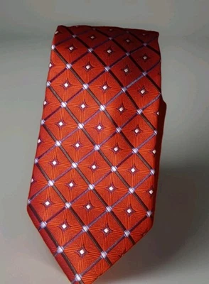 Alexander Julian Colours Neck Tie - 100% Polyester - Hand Made - Red & Black  - Image 1 of 4