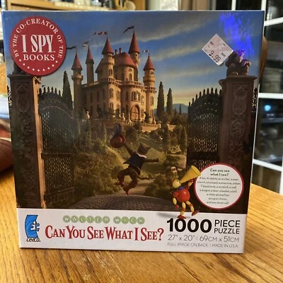 沃尔特·威克你能看到我所看到的吗? PUSS IN BOOTS 1000 件 JIGSAW PUZZLE 全新! — 第 1/4 张图片