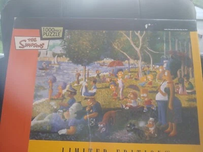 RARE The Simpsons 1000 Piece Jigsaw Puzzle 2003 Limited Edition Complete Vintage - Photo 1/4