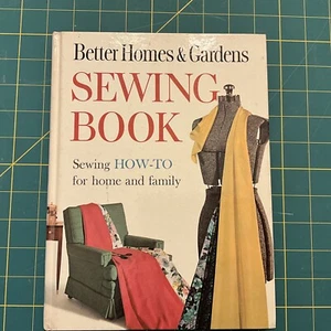 Vintage Better Homes & Gardens Sewing Book 1961 Fabrics pattern how-to Tricks Al - Picture 1 of 11