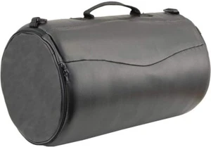 MILWAUKEE LEATHER SISSY BAR DUFFLE MOTORCYCLE PVC BAG FOR HARLEY - DSANX - Foto 1 di 9