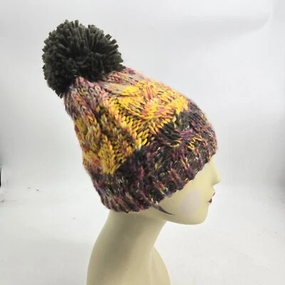 Sombrero Scala Tejido Grueso Bennie Pom Pom Forrado de Vellón Talla Única Foto 1 de 4