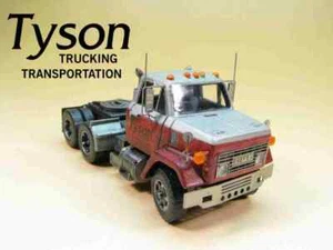 HO Scale 70s GMC 9500 (Short Hood) Kit by Showcase Miniatures (3002) - Picture 1 of 8
