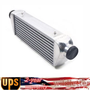 Universal Intercooler 3" Inlet Outlet Intercooler 3.5" Core 27"x7"x4" NEW - Foto 1 di 12