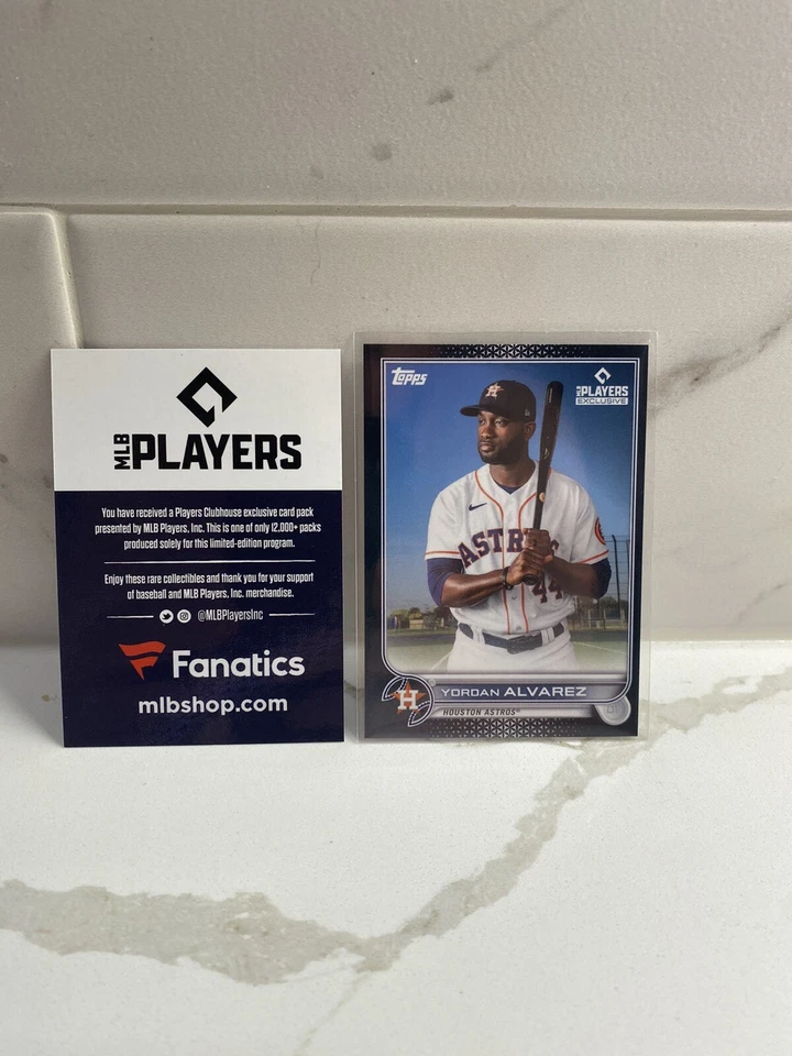 2022 Topps x MLB Player Exclusive Yordan Alvarez #12 Stadium Promo Astros - Image 1 of 1
