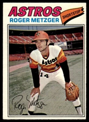 1977 O-Pee-Chee Roger Metzger Houston Astros #44 R87 - Image 1 of 2