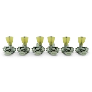 Kluson 3+3 Locking Revolution G-Mount Non-Collared Tuners Chrome KRGLNC-3-CP - Picture 1 of 1