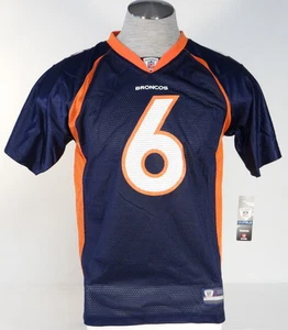 Reebok On Field Blue Denver Broncos Jay Cutler Football Jersey #6 Youth Boys NWT - Picture 1 of 1