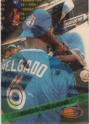 Carlos Delgado 1994 Sportflics 2000 Rookie & Traded #132 Toronto Blue Jays - Image 1 of 2