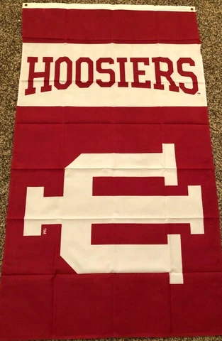 INDIANA HOOSIERS FLAG new 3x5ft superior quality fade resist us seller Cover