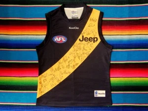 Signed 2012 Richmond Tigers AFL Football Jersey Jumper - COA - 39 Autographs - Picture 1 of 4