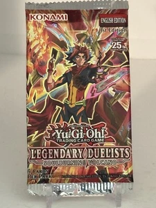 Konami Yu-Gi-Oh Legendary Duelists Soulburning Volcano Trading Card Game 1 Pack - Picture 1 of 6