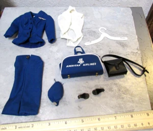 vintage Mattel Barbie Doll 1960s full outfit #984 American Airlines stewardess - Picture 1 of 12