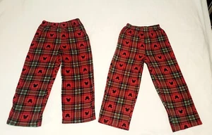 Sleep Pants, Qty of 2, Disney, Red Flannel, Youth Size 8, Long Pants, Novetly - Picture 1 of 6