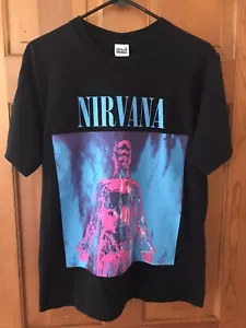 VINTAGE RARE 1992 NIRVANA SLITHER SHIRT KURT COBAIN ANVIL EXCELLENT CONDITION - Picture 1 of 7