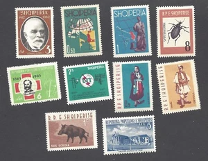 BULGARIA - TEN DIFFERENT MINT, HINGED, STAMPS - Picture 1 of 1