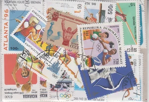 SUMMER OLYMPICS - 50 DIFFERENT TOPICS STAMPS!!! FREE SHIPPING - Bild 1 von 1