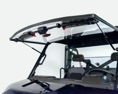 Polaris Ranger XP 1000 & Crew Flip Up Front Windshield Scratch Resistant 2018-26 Foto 1 de 4