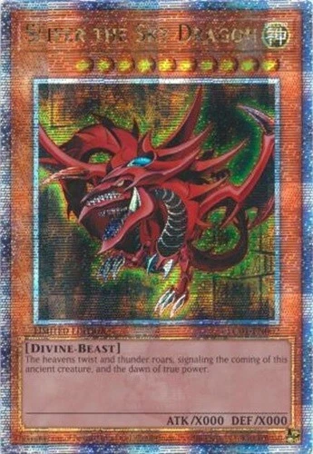 *** SLIFER THE SKY DRAGON *** QUARTER CENTURY SECRET RARE LC01-EN002 YUGIOH! - Image 1 of 1